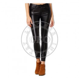 Smart Looking Young Women Chic Pakistan Supplier Winter Fashion Leather Pants